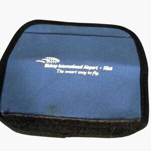 Luggage Handle Cover Bishop International Airport Flint Michigan Travel Blue